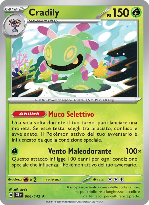 Cradily (Corona Astrale #006/142)