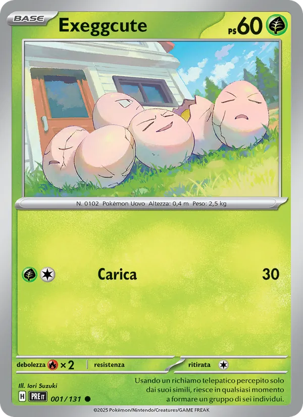 Exeggcute (Evoluzioni Prismatiche #001/131)
