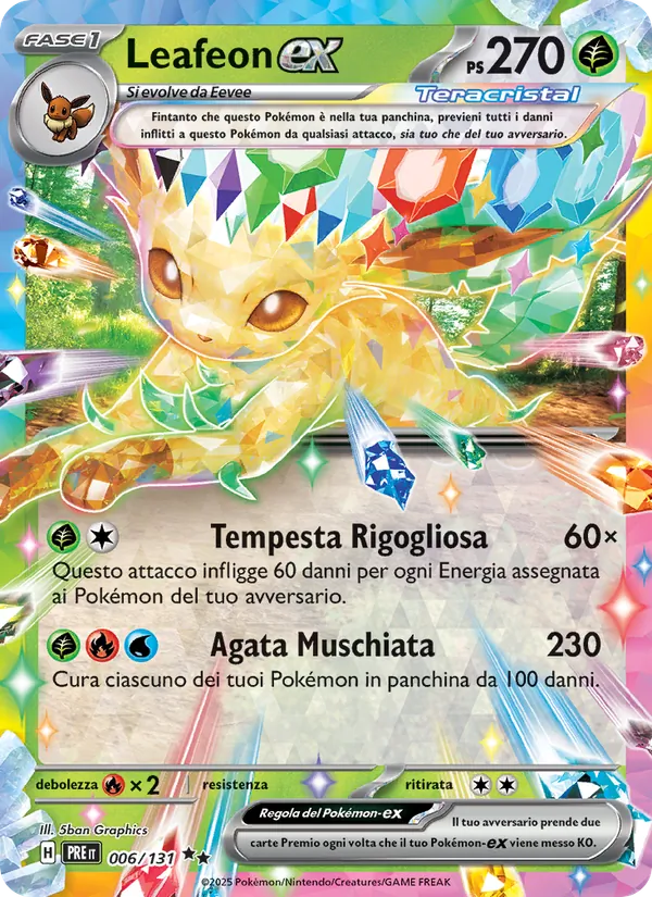 Leafeon-ex (Evoluzioni Prismatiche #006/131)