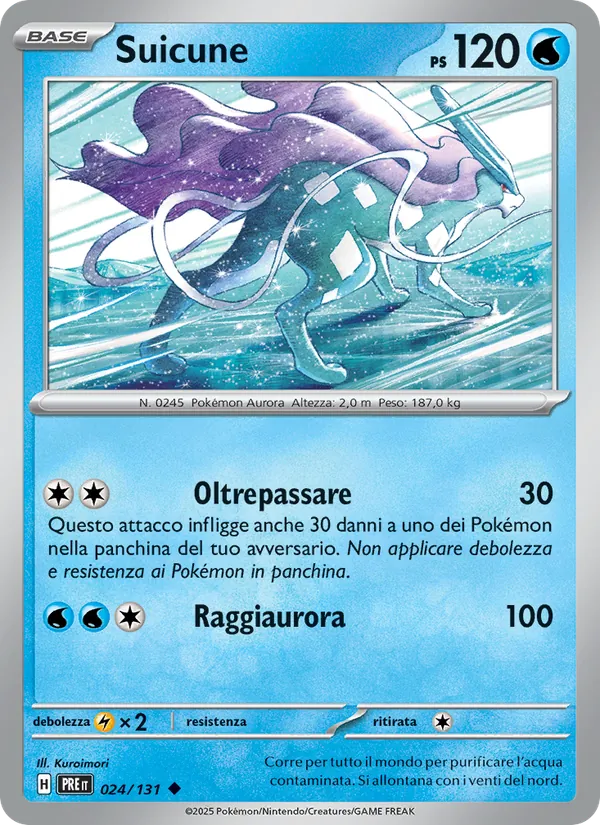 Suicune (Prismatic Evolutions #024/131)