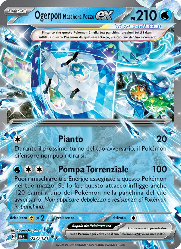 Ogerpon Maschera Pozzo-ex (Prismatic Evolutions #027/131)