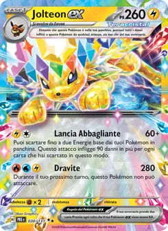 Jolteon-ex (Evoluzioni Prismatiche #030/131)