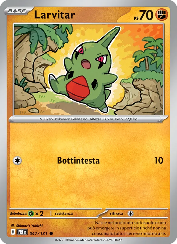 Larvitar (Prismatic Evolutions #047/131)