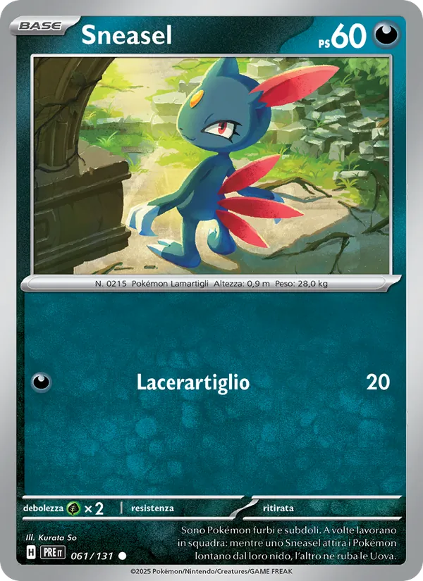 Sneasel (Evoluzioni Prismatiche #061/131)