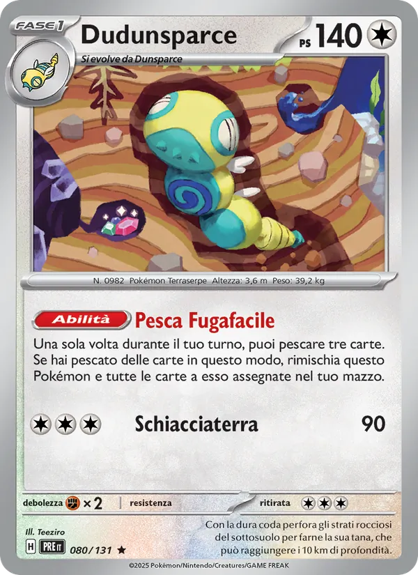 Dudunsparce (Evoluzioni Prismatiche #080/131)