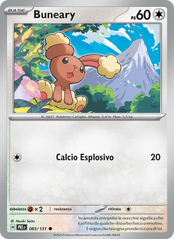 Buneary (Prismatic Evolutions #083/131)