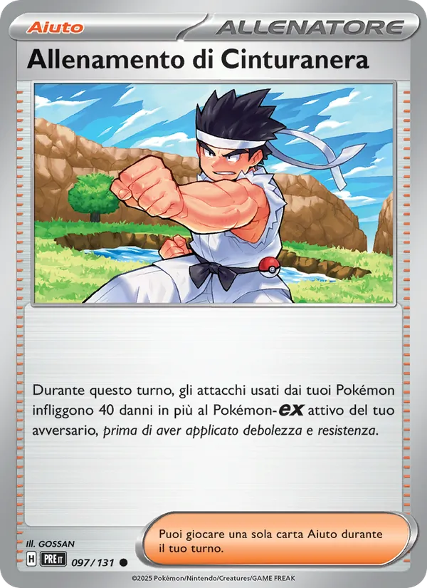 Allenamento di Cinturanera (Evoluzioni Prismatiche #097/131)
