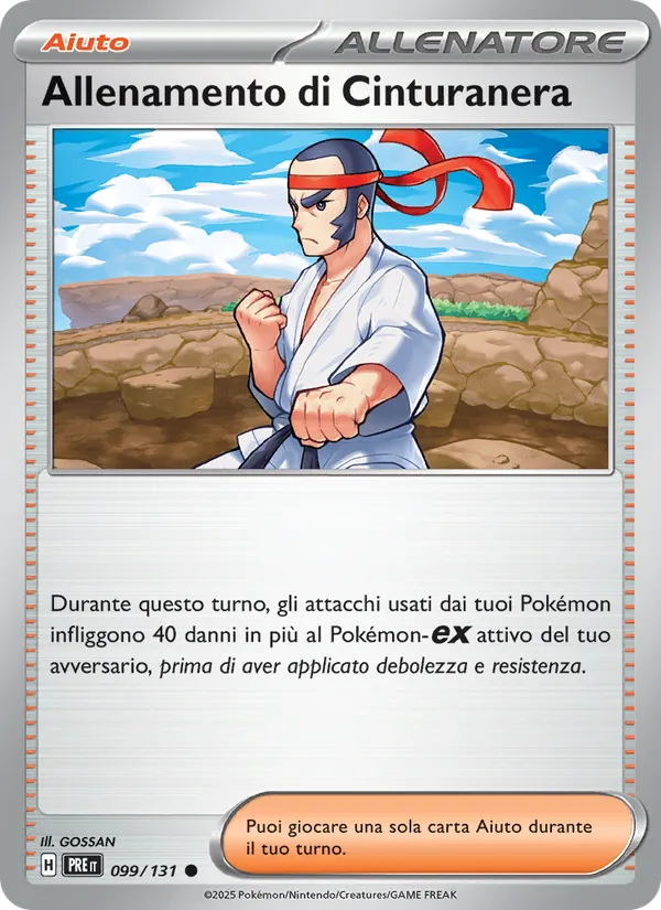 Allenamento di Cinturanera (Evoluzioni Prismatiche #099/131)