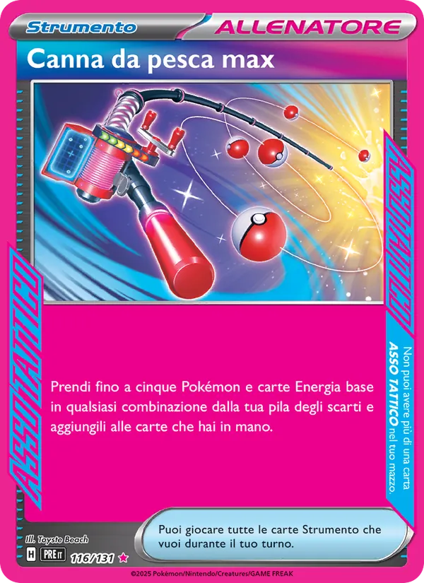 Canna da pesca max (Evoluzioni Prismatiche #116/131)