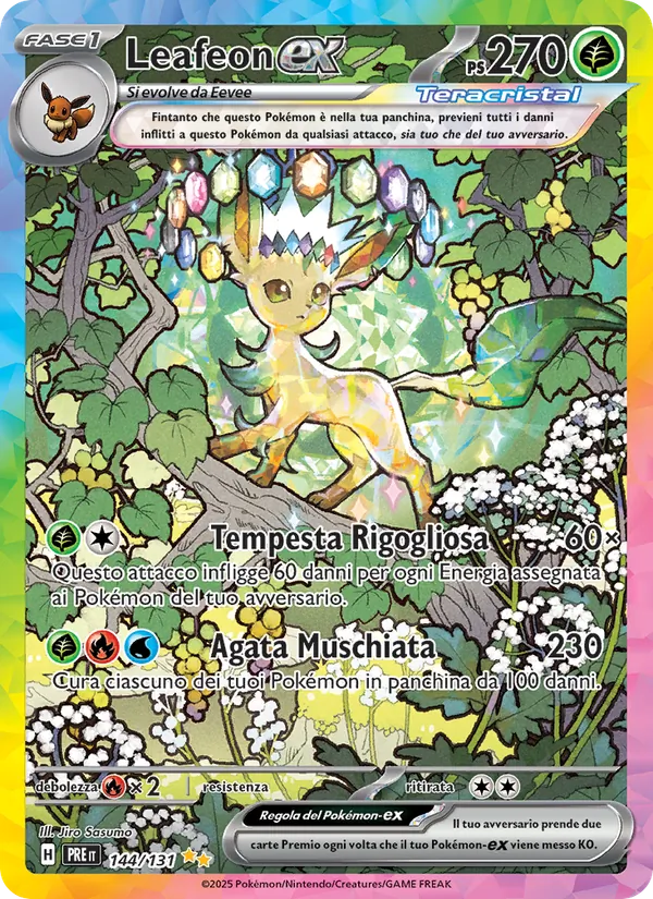 Leafeon-ex (Evoluzioni Prismatiche #144/131)