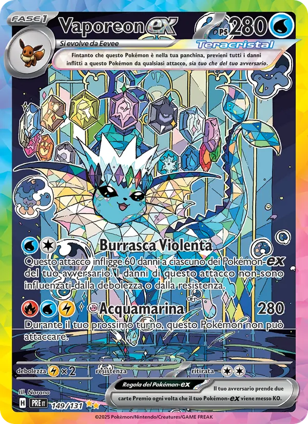 Vaporeon-ex (Evoluzioni Prismatiche #149/131)