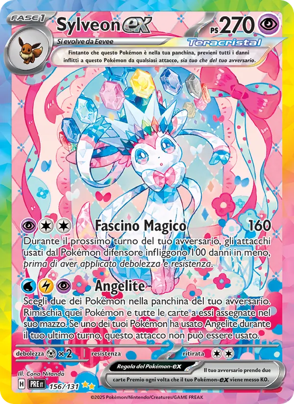 Sylveon-ex (Evoluzioni Prismatiche #156/131)