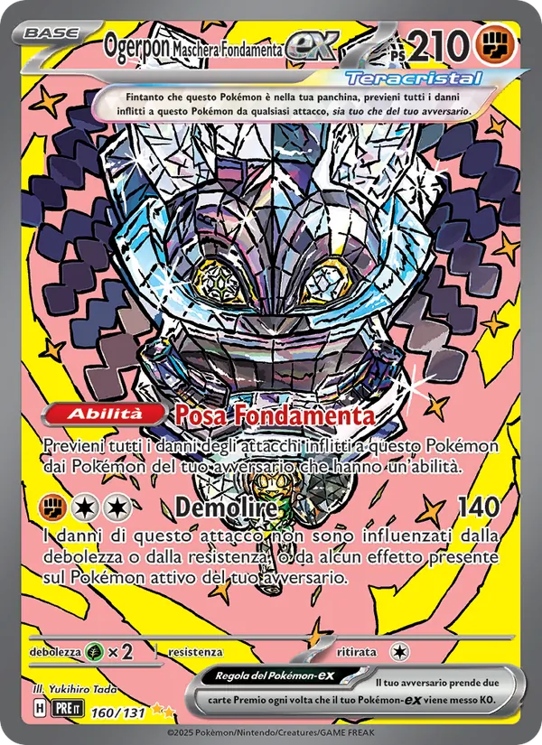 Ogerpon Maschera Fondamenta-ex (Prismatic Evolutions #160/131)