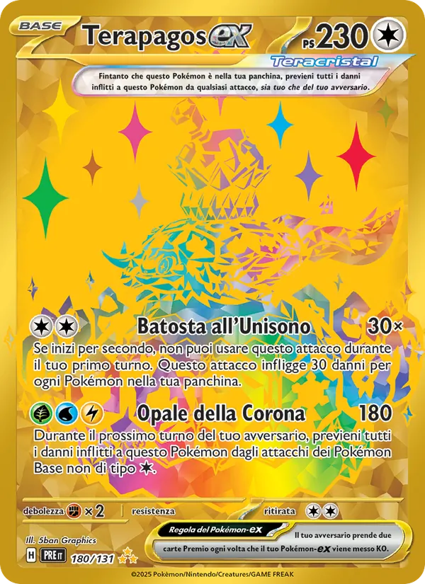 Terapagos-ex (Evoluzioni Prismatiche #180/131)