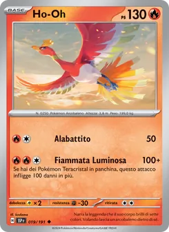 Ho-Oh (Scintille Folgoranti #019/191)