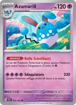 Azumarill (Scintille Folgoranti #074/191)