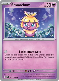 Smoochum (Scintille Folgoranti #075/191)