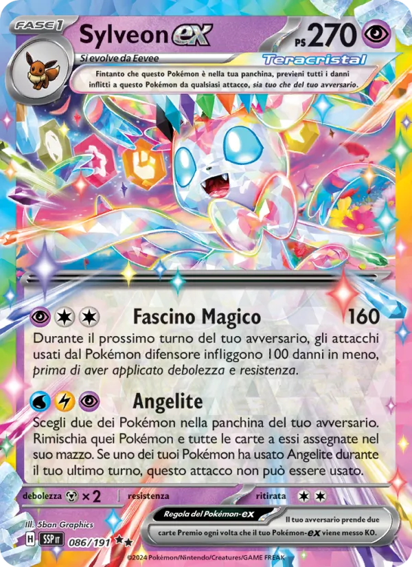 Sylveon-ex (Scintille Folgoranti #086/191)