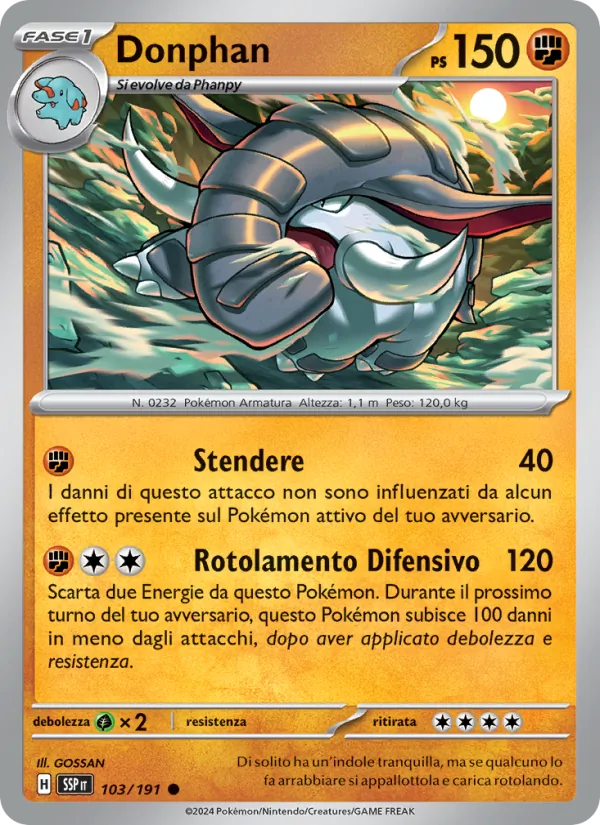 Donphan (Scintille Folgoranti #103/191)