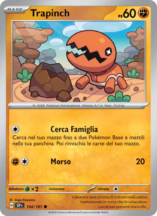 Trapinch (Scintille Folgoranti #104/191)