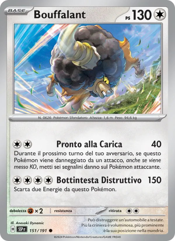 Bouffalant (Surging Sparks #151/191)