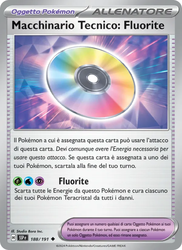 Macchinario Tecnico: Fluorite (Scintille Folgoranti #188/191)