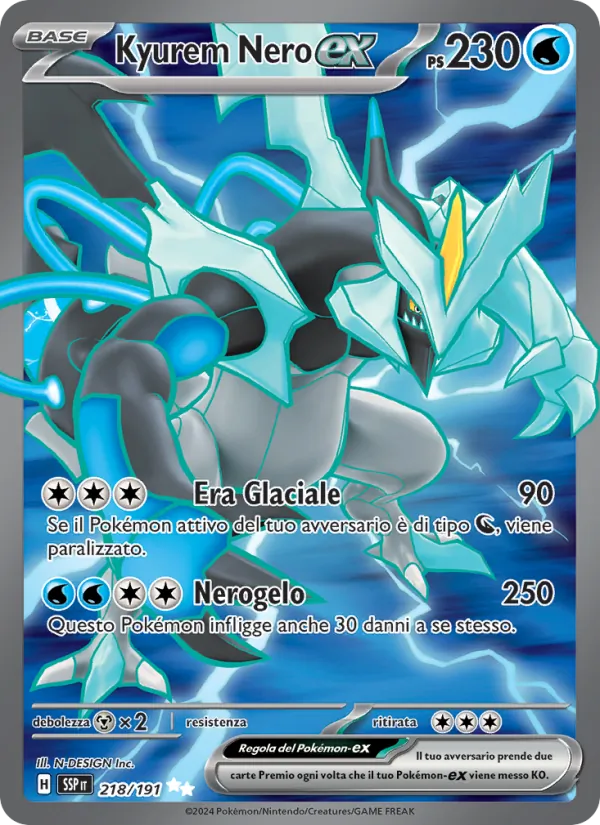 Kyurem Nero-ex (Scintille Folgoranti #218/191)