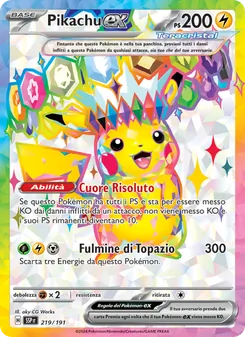 Pikachu-ex (Scintille Folgoranti #219/191)