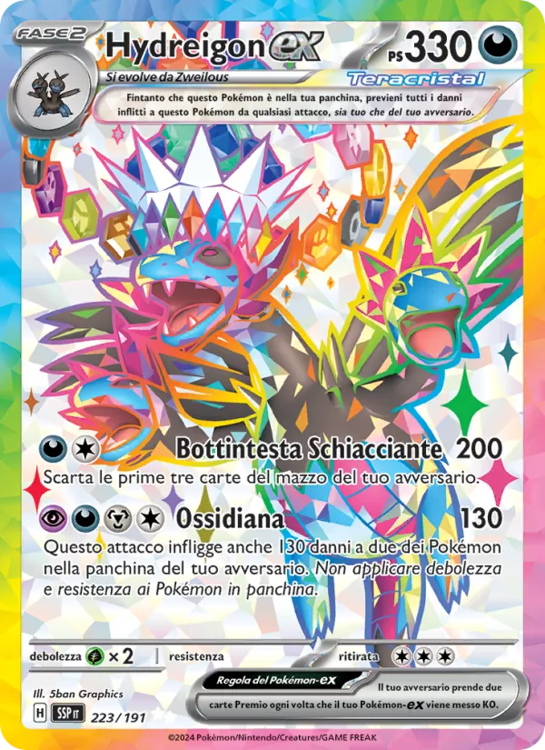 Hydreigon-ex (Scintille Folgoranti #223/191)