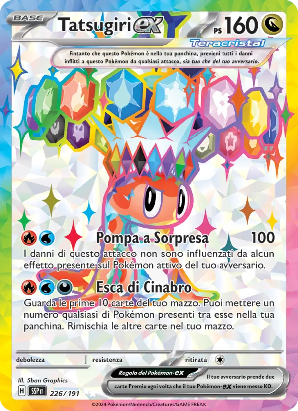 Tatsugiri-ex (Scintille Folgoranti #226/191)