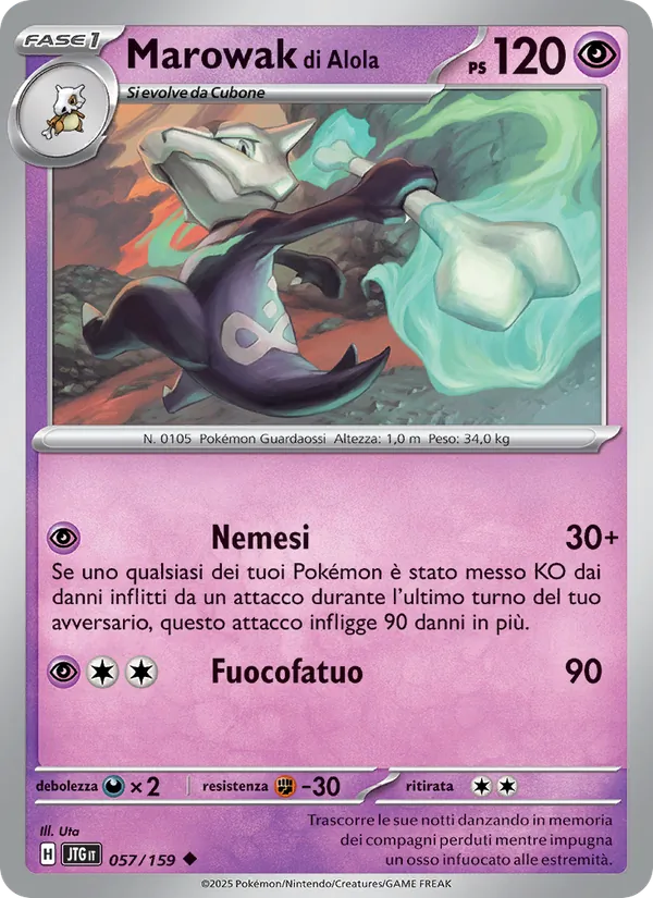Marowak di Alola (Avventure Insieme #057/159)