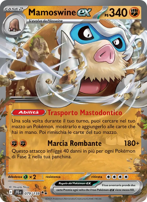 Mamoswine-ex (Journey Together #079/159)