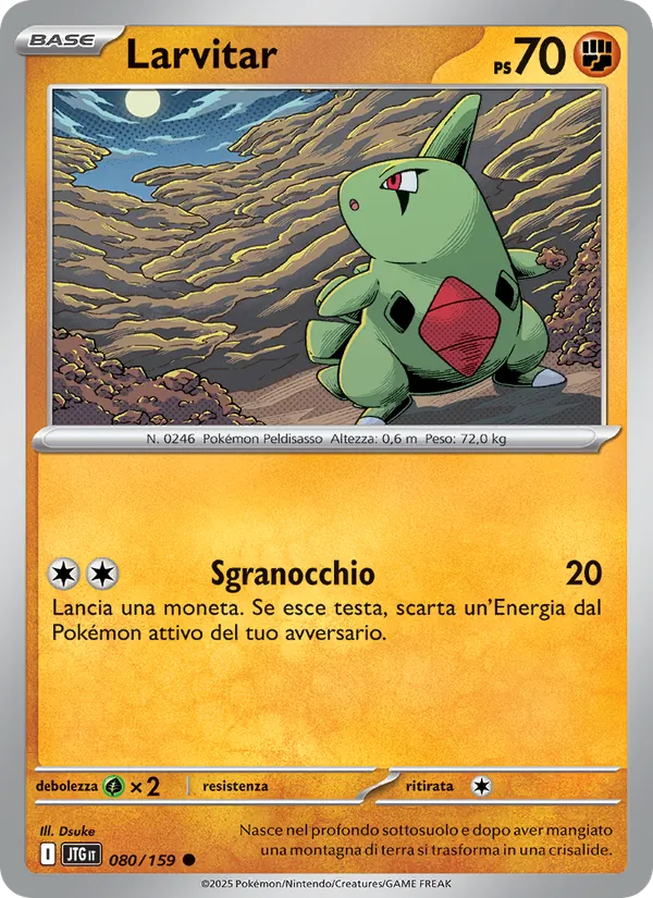 Larvitar (Journey Together #080/159)