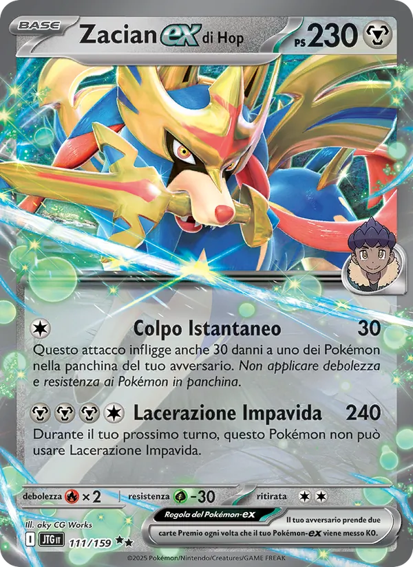 Zacian-ex di Hop (Journey Together #111/159)