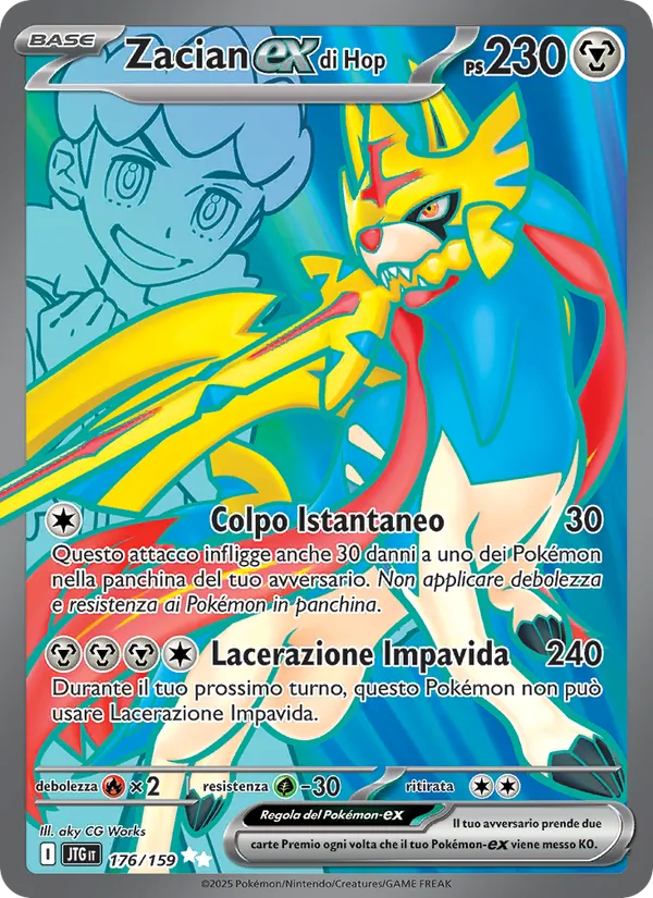 Zacian-ex di Hop (Journey Together #176/159)
