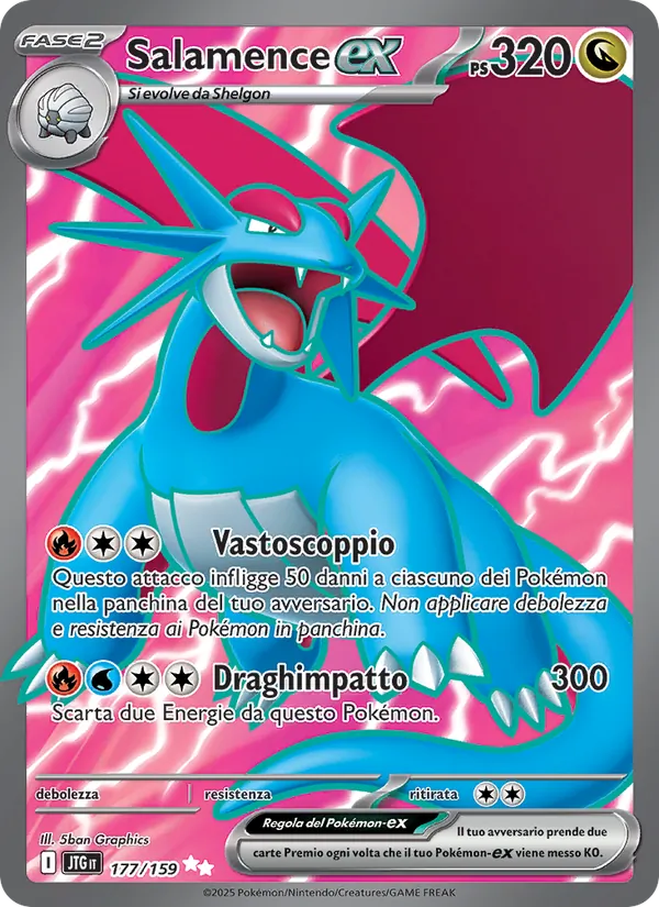 Salamence-ex (Avventure Insieme #177/159)