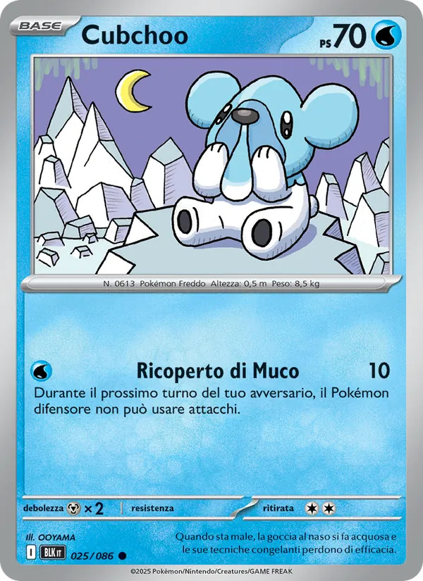 Cubchoo (Luce Nera #025/86)