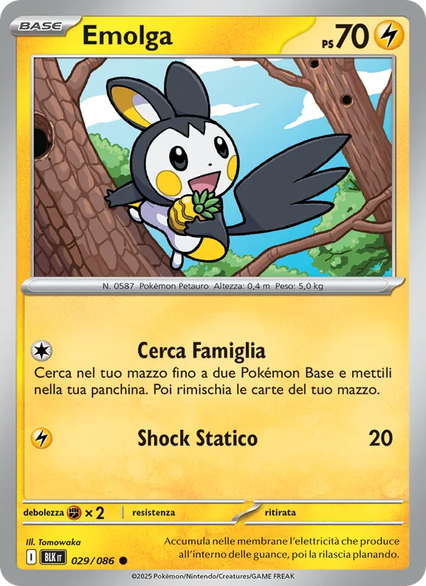 Emolga (Luce Nera #029/86)