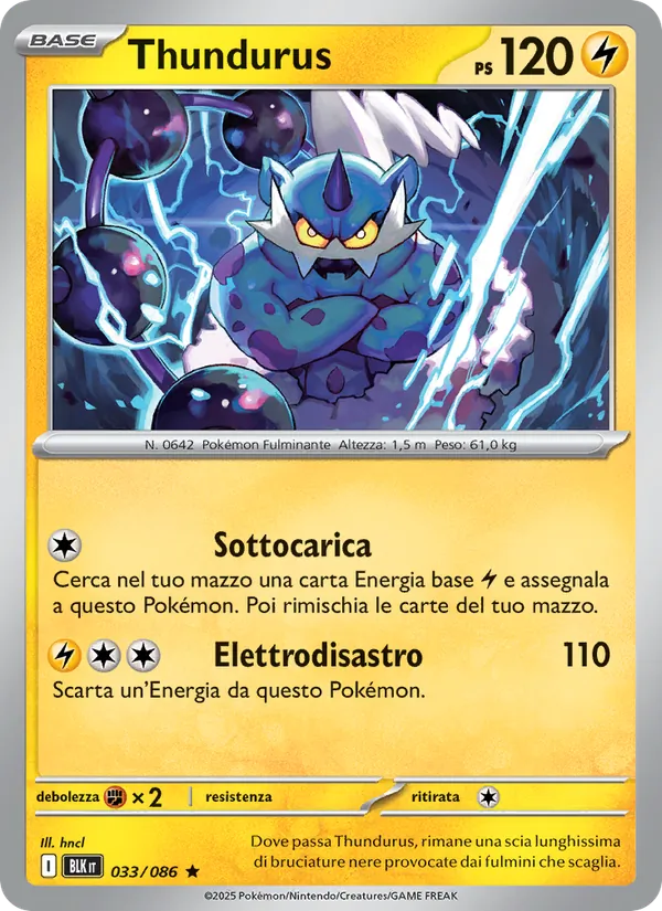 Thundurus (Luce Nera #033/86)