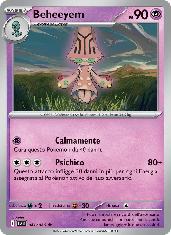 Beheeyem (Luce Nera #041/86)