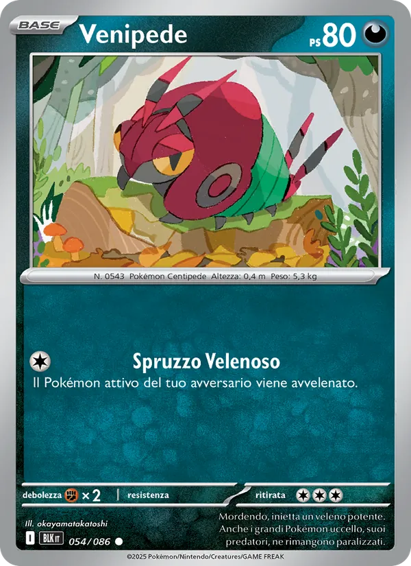 Venipede (Luce Nera #054/86)
