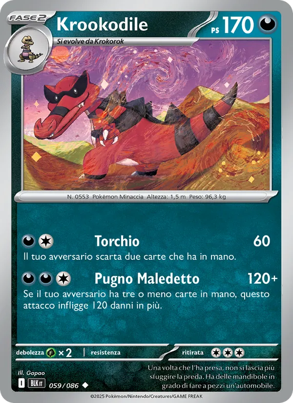 Krookodile (Luce Nera #059/86)