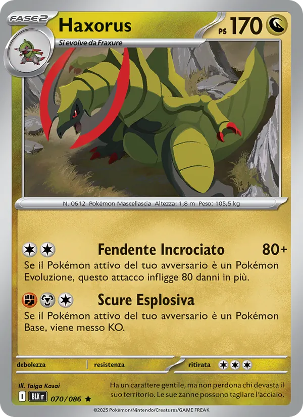 Haxorus (Luce Nera #070/86)