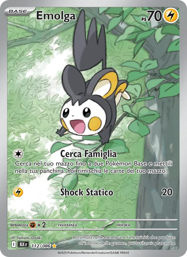 Emolga (Luce Nera #112/86)