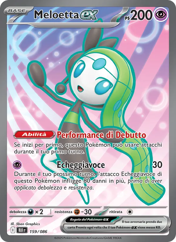 Meloetta-ex (Luce Nera #159/86)