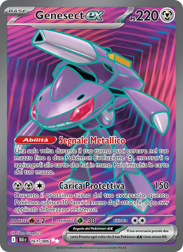 Genesect-ex (Luce Nera #161/86)