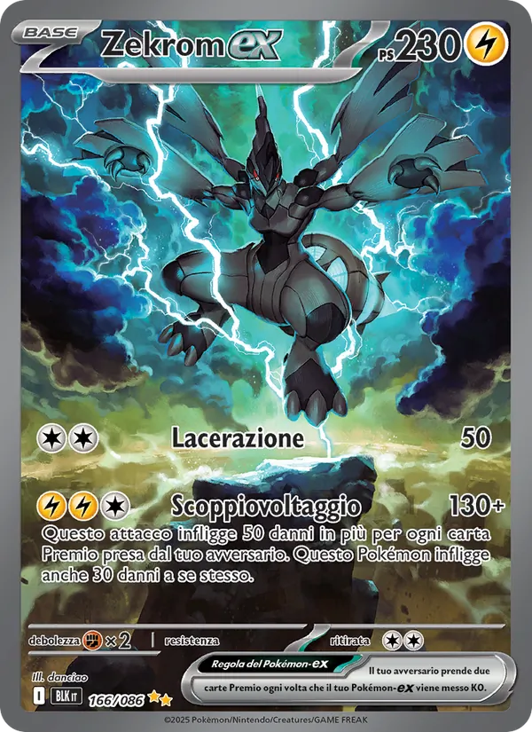 Zekrom-ex (Luce Nera #166/86)