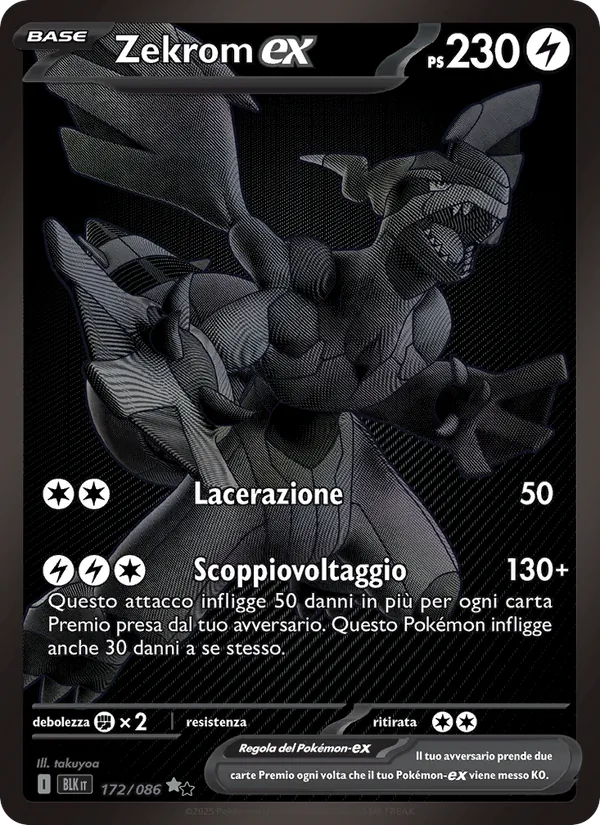 Zekrom-ex (Luce Nera #172/86)