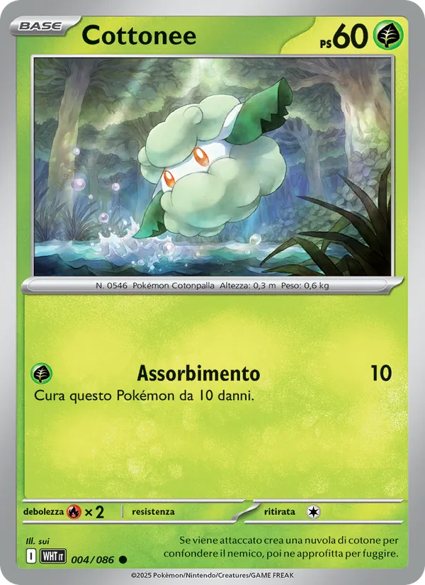 Cottonee (Fuoco Bianco #004/86)