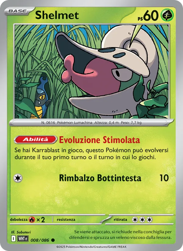 Shelmet (Fuoco Bianco #008/86)